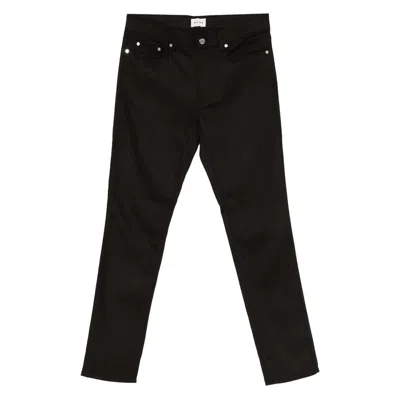 Blk Dnm Button-up Denim Trouser In Black