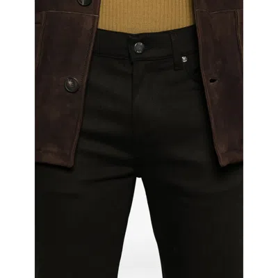 Blk Dnm Button-up Denim Trouser In Black