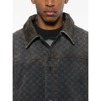 Daily Paper Patterned Pocket Jacket In Gray