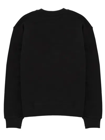 Kenzo Wild Tiger Embroidered Sweatshirt Black In Black