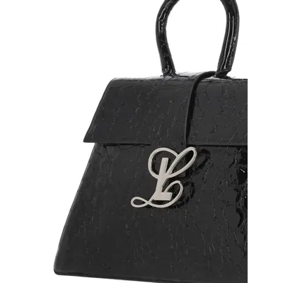 Luar Logo Embossed Tote Bag In Black