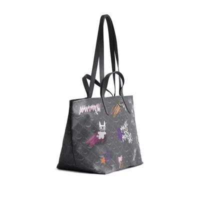 Zadig & Voltaire Womens Road Z Shopper Xl Coated-canvas Tote Bag In Gray