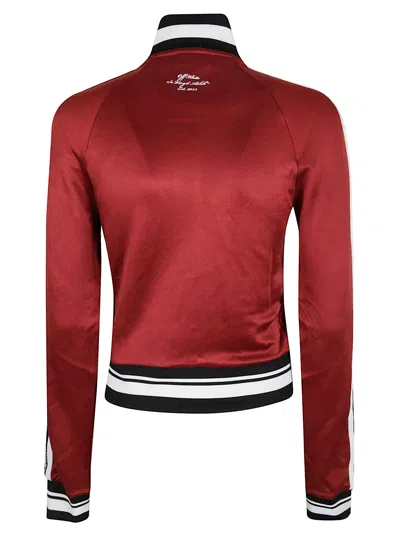 Off-white Serena Track Jacket Contrast Trim In Red