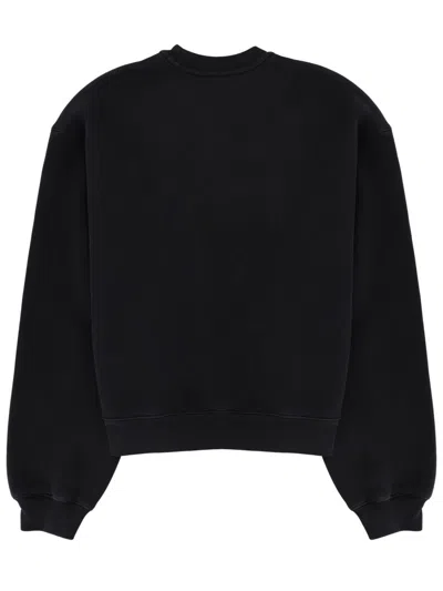 Alexander Wang T T By Alexander Wang Sweatshirt With Logo In Black