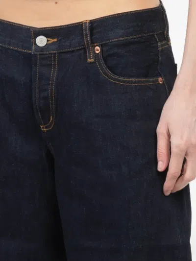 Still Here Pocket Denim Shorts In Blue