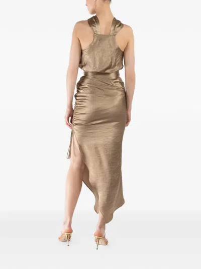 Jbq Riva Cut-out Top In Gold