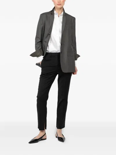 Ibrigu Polka-dot Three-button Single-breasted Jacket In Gray