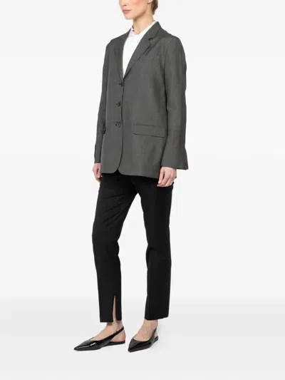 Ibrigu Polka-dot Three-button Single-breasted Jacket In Gray