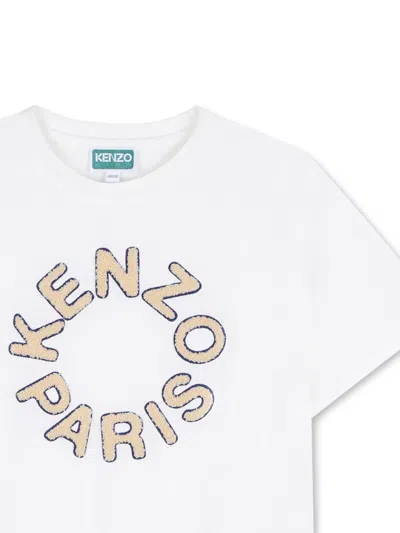 Kenzo Logo T-shirt In White