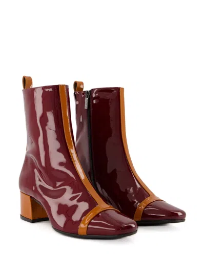 Carel Paris Audrey Boots In Brown