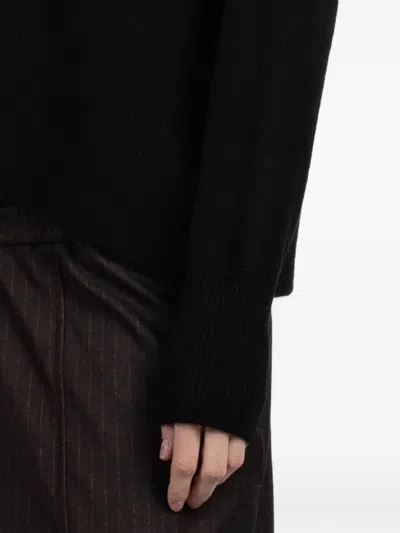 Tensione In Turtleneck Sweater In Black