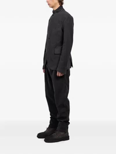 Hannes Roether Single-breasted Blazer In Black