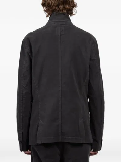Hannes Roether Single-breasted Blazer In Black