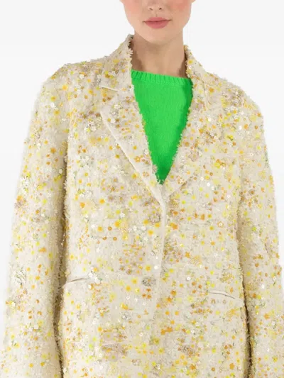 Péro Sequinned Blazer In Multi