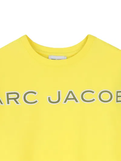 Marc Jacobs Logo-print T-shirt In Yellow
