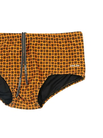 Osklen Drawstring Swimming Trunks In Orange