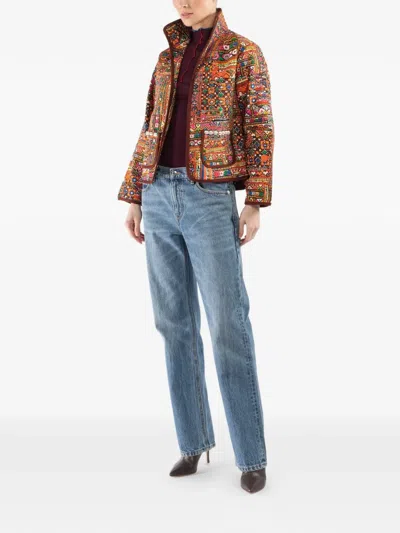 Alix Of Bohemia Printted Jacket In Pink