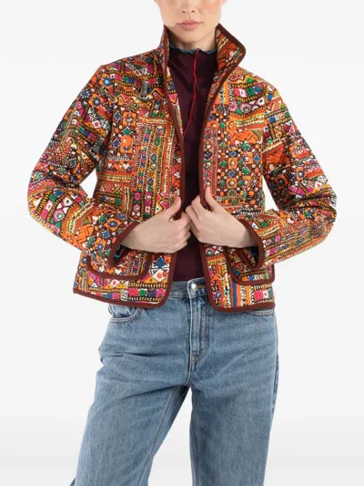 Alix Of Bohemia Printted Jacket In Pink