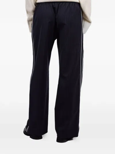 We-ar4 The Chaplin Pinstripe-pattern Trousers In Blue