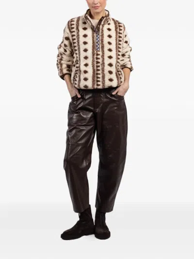 Xirena Geometric-pattern Sweatshirt In Neutral