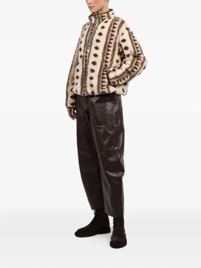 Xirena Geometric-pattern Sweatshirt In Neutral