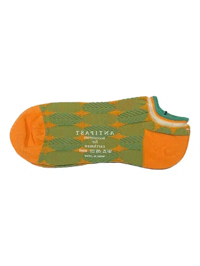 Antipast Short Tropical Socks In Green