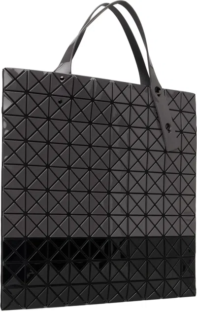 Bao Bao Issey Miyake Gray Prism Bi-color Tote In Black