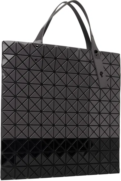 Bao Bao Issey Miyake Gray Prism Bi-color Tote In Black