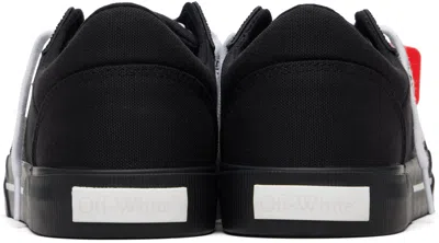 Off-white Black Vulcanized Low Sneakers In Multi