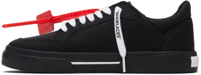 Off-white Black Vulcanized Low Sneakers In Multi
