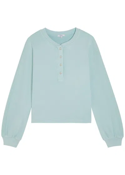 Rails Leonie Button Down Sweatshirt In Blue