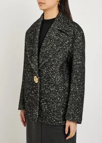 Joseph Agar Speckled Wool-blend Jacket In Multi