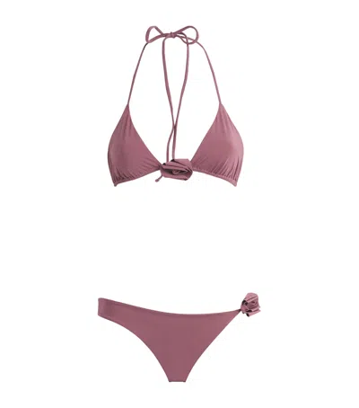 Maygel Coronel Chipi Triangle Bikini In Brown