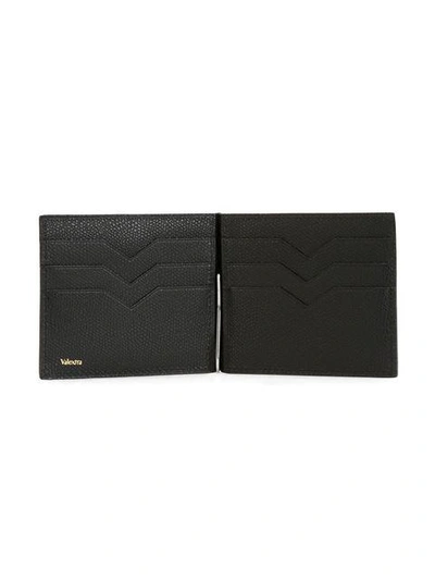 Valextra Billfold Wallet - Black In Black