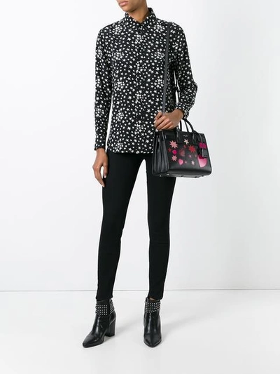 Saint Laurent Sac De Jour Baby Leather Shoulder Bag