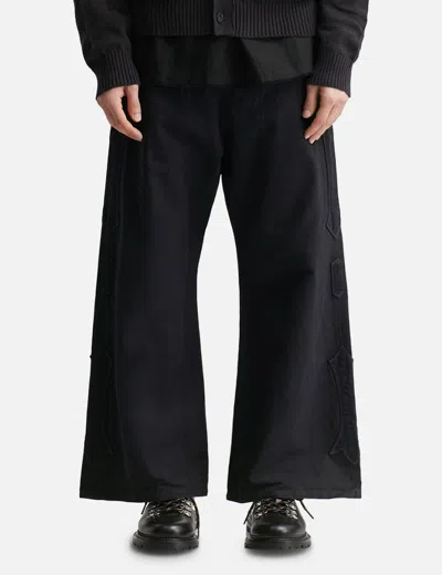 Polyteru 1011 Fleur Patched Pants