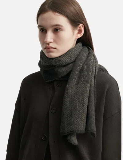 Polyteru Ethnic Pattern Checkerboard Muffler