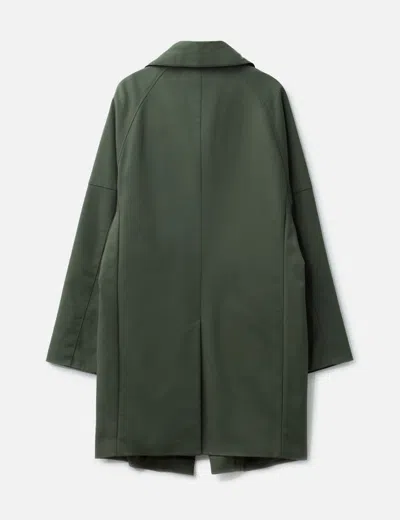 System Cotton Nylon Multi-way Jacket In Green