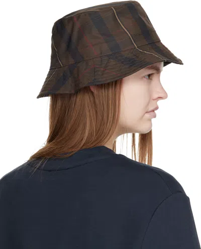 Apc Plaid-pattern Bucket Hat In Gray