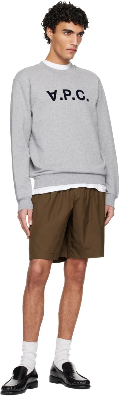 Apc Gray Standard Grand 'vpc' Sweatshirt In Gray