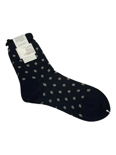 Antipast Polka-dot Pattern Socks In Black