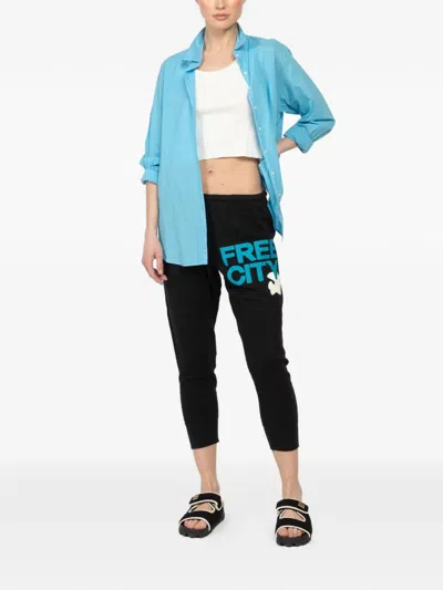 Freecity Large Logo-print Sweatpants In Multi