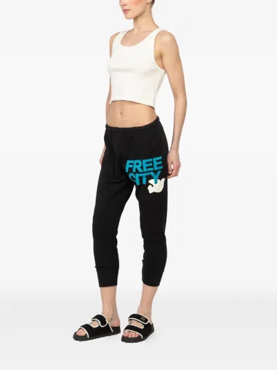 Freecity Large Logo-print Sweatpants In Multi