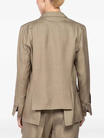 FLORAL THREE-BUTTON BLAZER