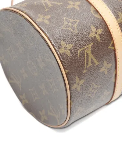 Pre-owned Louis Vuitton 2004 30 Papillon Monogram Shoulder Bag In Brown