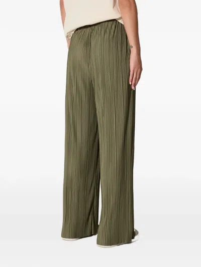 Samsoe & Samsoe Pleated Trousers In Green