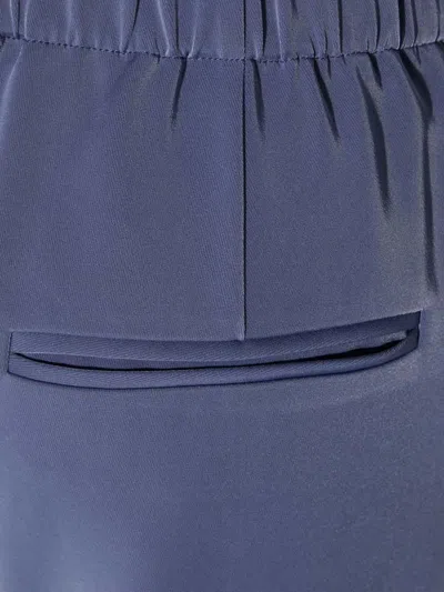 Samsoe & Samsoe Elasticated Trousers In Blue