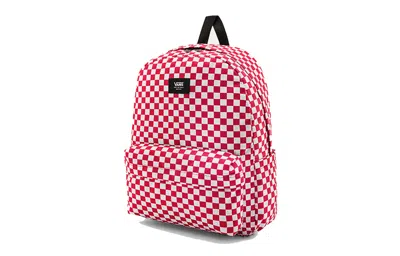 Vans Old Skool H2o Check Backpack 'chili Pepper Checkerboard' In Multi