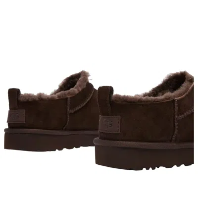Ugg Round-toe Ankle Boots In Brown