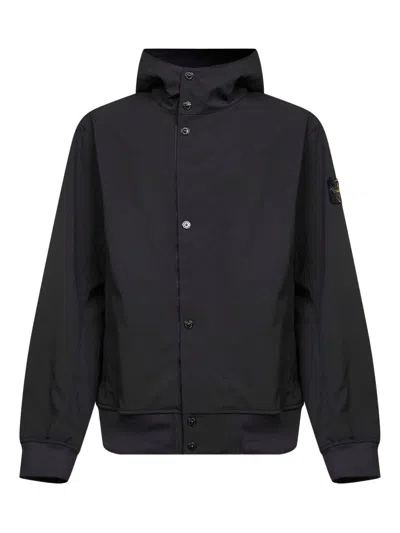 Stone Island Outerwear In Black